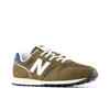 Sneaker NEW BALANCE "373", Gr. 42,5, woodland, sea salt, schwarz olive, Leder, Textil, mehrfarbig, sportlich, Schuhe
