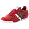 Sneaker PANTOFOLA D´ORO "VASTO NYLON UOMO LOW", Gr. 43, rot, Leder, Synthetik, sportlich, Schuhe