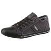Sneaker MUSTANG SHOES, Herren, Gr. 49, grau (dunkelgrau), Textil, sportlich, Schuhe, mit Mustang Markenlabel, Freizeitschuh, Halbschuh, Schnürschuh