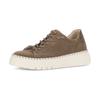 Slip-On Sneaker GABOR, Damen, Gr. 38, braun (braun, bronzefarben), Veloursleder, sportlich, Schuhe, Freizeitschuh, Halbschuh, Slipper mit funkelnden Schmuckelement
