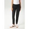 Schlupfhose ANISTON CASUAL, Damen, Gr. 40, N-Gr, schwarz (schwarz, grau), Jersey, Obermaterial: 49% Polyester, 47% Baumwolle, 4% Elasthan, Fischgratmuster, Jacquardmuster, casual, figurumspielend knöchelfrei, Hosen, mit trendigem Fischgrat-Muster -...