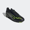 Fußballschuh ADIDAS PERFORMANCE "F50 LEAGUE KIDS FG/MG", Gr. 31, schwarz (core schwarz, iron metallic, lucid lemon), Synthetik, Textil, sportlich, Schuhe, geeignet für Rasen- und Kunstrasenplätze