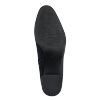 Stiefelette MARCO TOZZI, Damen, Gr. 42, blau (dunkelblau), Textil, Veloursleder, klassisch, Schuhe, Blockabsatz, Businessschuh, Ankleboots mit Ziernähen