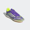 Fußballschuh ADIDAS PERFORMANCE "F50 CLUB KIDS IN", Gr. 30, lila rush, cloud weiß, lucid lemon, Synthetik, sportlich, Schuhe, geeignet als Hallenschuhe