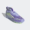 Fußballschuh ADIDAS PERFORMANCE "F50 SPARKFUSION LEAGUE FESTE BÖDEN/KUNSTRASEN E KINDER", Gr. 38,5, violet tone, lucid lemon, lila rush, Synthetik, Textil, sportlich, Schuhe, geeignet für Rasen- und Kunstrasenplätze