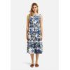 Sommerkleid SMITH & SOUL, Damen, Gr. M, US-Größen, blau (night blau print), Material: 100% Baumwolle, bedruckt, gemustert, casual, slim fit normal, Rundhals, ohne Ärmel normaler Saum, Kleider, mit Taschen