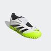 Fußballschuh ADIDAS PERFORMANCE "PREDATOR CLUB HOOK-AND-LOOP KUNSTRASENSCHUHE KIDS", Gr. 30, bunt (cloud weiß, core schwarz, lucid lemon), Synthetik, sportlich, Schuhe, geeignet für harte Untergründe Asche und Kunstrasen
