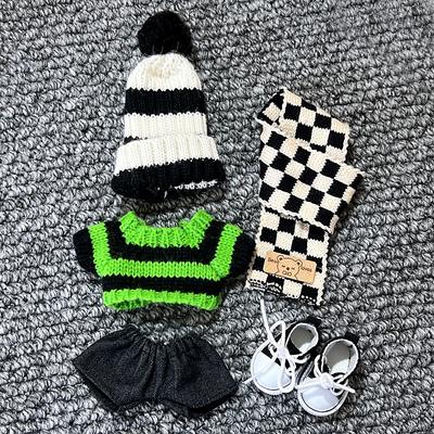 5-Piece Clothes for Popular Dolls 17cm Premium Doll Outfit Accessories for Creative Play Display (NO Doll)