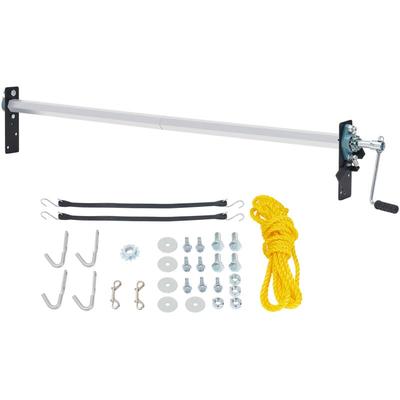 Planenrollset mit Handkurbel, 64 bis 104 Zoll breit, Aluminiumlegierung, manueller Planenrollator Image