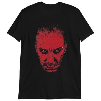TEMU Unisex Retro Hip Hop Graphic T-shirt- 100% Cotton Micro-stretch Knit, Regular Fit Short Sleeve Tee With & , Casual Wear, Wear| Modern Stylish Top| Stretchy Fabric Shirt Image