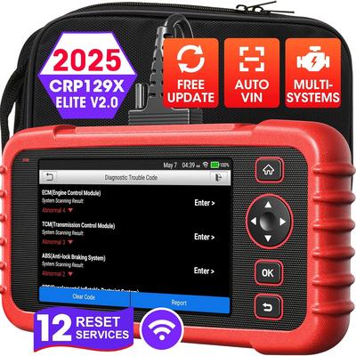 TEMU Launch Crp129x Diagnostic Tool With Diagnostics (engine Srs At/mt And Abs) Reset For Oil Sas Epb Tpm, Without Battery