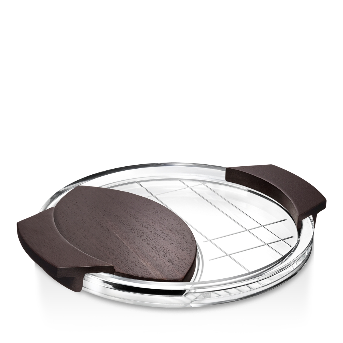 Orrefors Street Cheese Platter - Wood/Clear