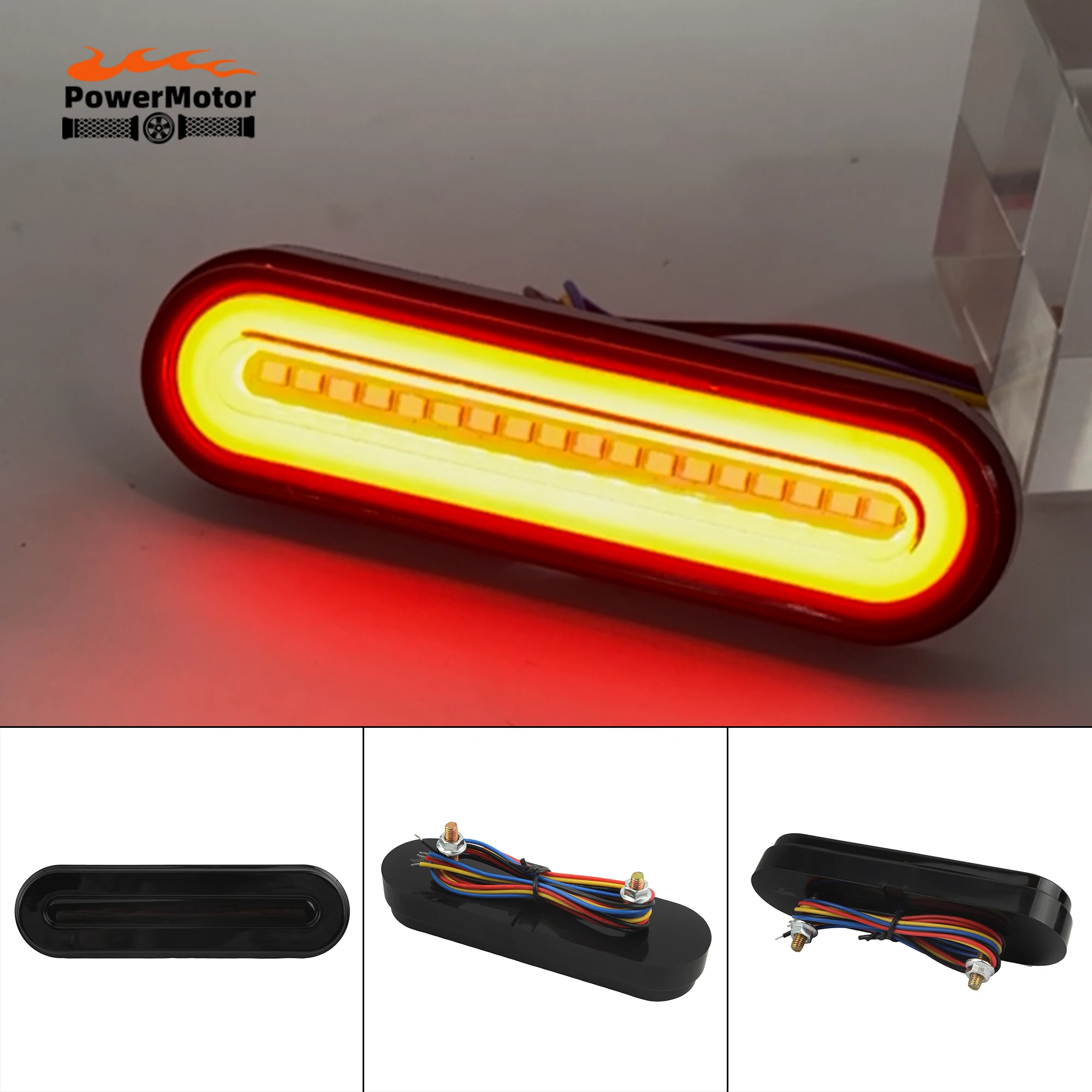Luci posteriori a LED per moto, luci di stop, indicatori di direzione, fanale posteriore per camion, ATV, moto da cross, accessori universali
