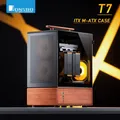 Jonsbo T7 M-ATX Custodia per computer Supporto scheda madre ITX Desktop Host verticale portatile Shell Interfaccia di tipo C Telaio per PC in alluminio