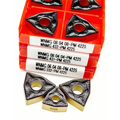 High-Quality Carbide WNMG080404 PM4225 WNMG080408 WNMG060408 WNMG PM 4225 Milling Insert External