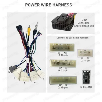 Car Radio Cable CAN Bus Wire Harness Socket Connector for Nissan Rogue Titan Xterra Frontier X-Trail