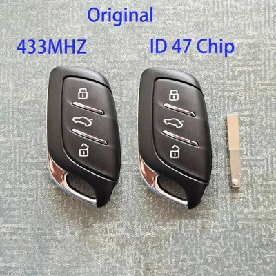 OEM Genuine 3 Button 433mhz For MG MG5 MG4 ZS MGHS 2021 Smart Remote Car Key FOB Keyless go Samrt
