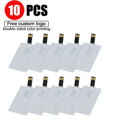 10 TEILE/LOS Promotion Artikel Souvenirs USB Pendrive OEM Logo Druck 16gb 32GB 64GB Benutzerdefinierte USB-Flash-Laufwerk geschäftsname Karten Geschenk Image