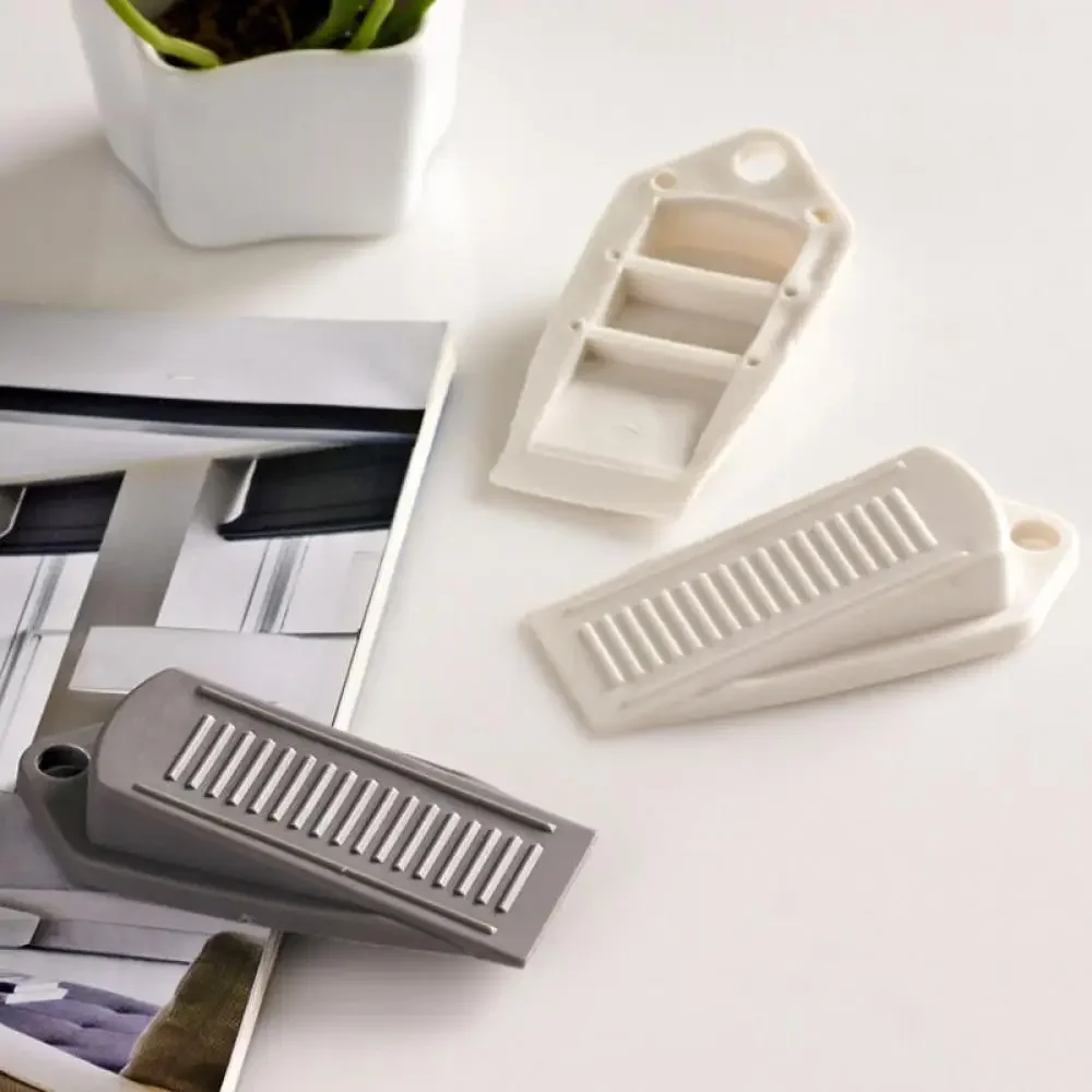 2 stücke Gummi Keil Tür Stopper Praktische Maus Design Tür Stopper Stopper Halter Schutz Baby Sicherheit Schutz Home Office Tür stoppt Image