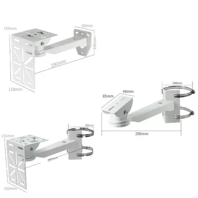 E1PF -Überwachungskamera -Montagezubehör CCTV -Kamera -Halterung für CCTV -Kamera Wandmontagehalterung Außenwand Eckhalterung