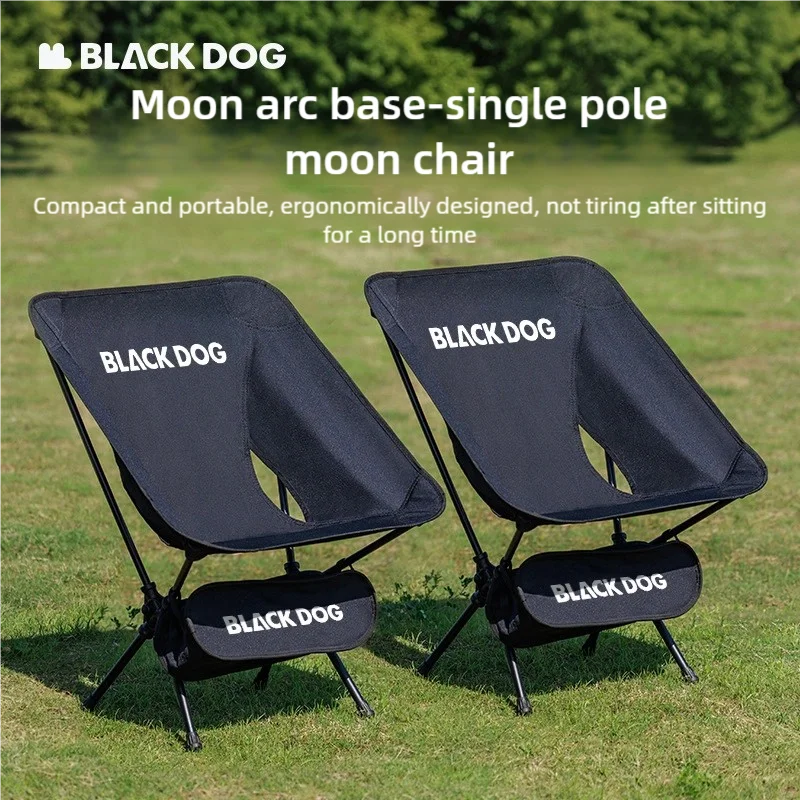 Blackdog Outdoor Moon Chair Tragbarer Nickerchen-Camping-Angelstuhl Strandkorb Klappstuhl Campingstuhl