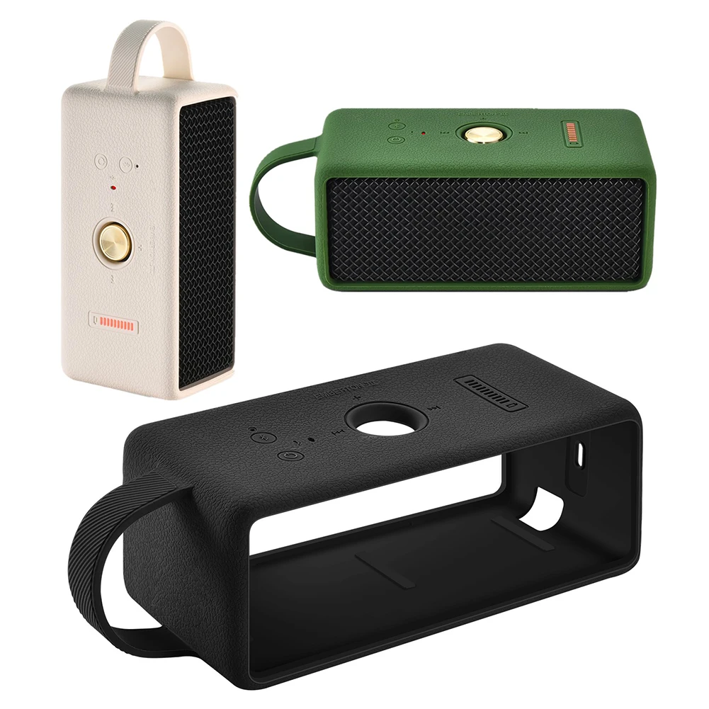 Silikon-Anti-Fall-Lautsprecher tasche mit Griff Schutzhülle für weiche Haut wasserdicht für Marshall Ember ton III BT-kompatiblen Lautsprecher Image