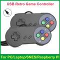 Controller gamepad USB cablato per PC portatile Windows SNES Joystick USB retrò Joypad per Mac OS X Raspberry Pi Retropie