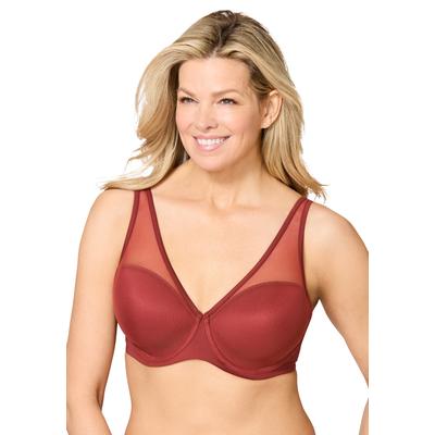 Plus Size Women's Leading Lady® The Jolene Perfect Plunge Underwire Bra by Leading Lady in Spiced Apple (Size 40 DDD)
