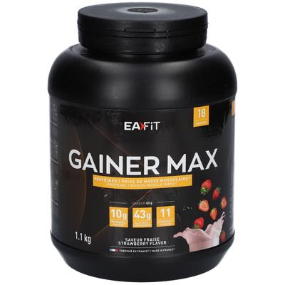 Ea-Fit Gainer MAX Fraise 1,1Kg 1100 g Pulver zur Herstellung einer Lösung zum Einnehmen Image