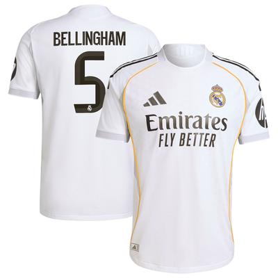 Real Madrid adidas Authentic Heimtrikot 2025-26 mit aufdruck Bellingham 5 Image
