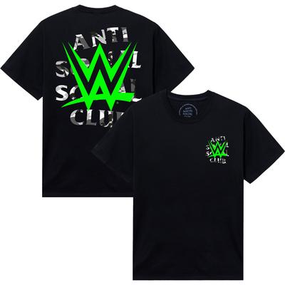 AntiSocialSocialClub x WWE Lockout-T-Shirt für Herren, schwarz Image