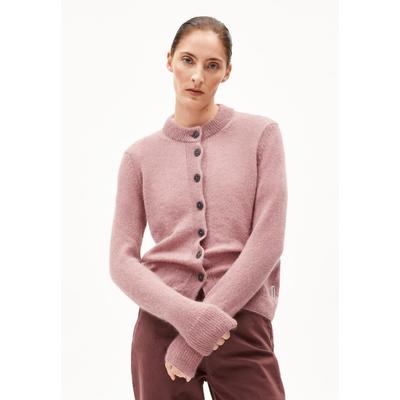 AMILDAA - Frauen Regular Fit Strickjacke - lila (Größe: M) Image