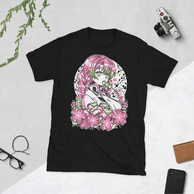 TEMU Shirt Unisex 00% Cotton Cute Anime Shirt Anime Lover Gift For Men Women Anime Printed Tshirt, Comfortable And Versatile Top Image
