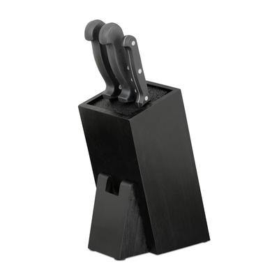 TEMU Black Knife Block With Bristles Image