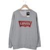 Levis Damen Sweatshirt, Gr. 18, grau, Baumwolle, Synthetik