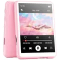 Lettore MP3 MECHEN da 64 GB Bluetooth 5.3 con schermo completamente touch da 2,4", lettore musicale digitale portatile con altoparlante, radio FM, registratore di linea