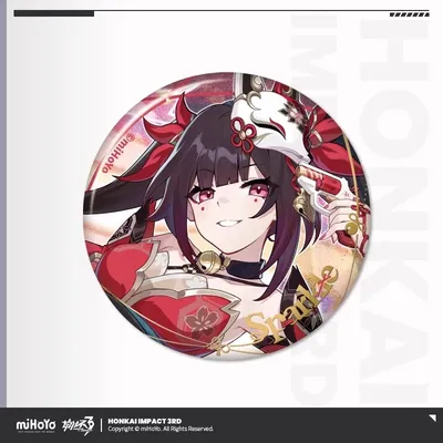 Original Sparkle Sampo Vita Weißblechabzeichen MiHoYo Honkai Impact 3. Abzeichen Offizielles Original Anime Cosplay Doujin Geburtstagsgeschenke Image