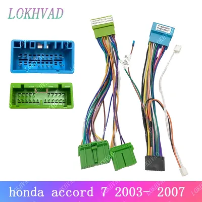 android Car radio Canbus Box Decoder For honda accord 7 2003 2004 2005 2006 2007 16 pin Wiring