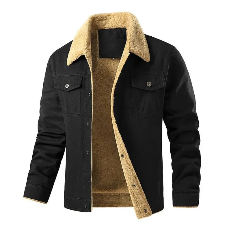 Parka in cotone con tasche Multiple da uomo di buona qualità nuovi uomini in pile giacche invernali calde cappotti invernali Casual maschili abbigliamento da uomo 3XL