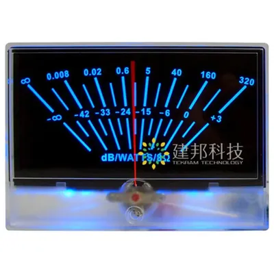 P-134 vu meter kopf db level dac audio meter chassis leistungs verstärker w/hintergrund beleuchtung Image