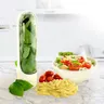 1pc Vanille Lagerung Vanille frische Box Vanille frischer Koriander Spargel Gemüse frische Tassen Kühlschrank Lagerung