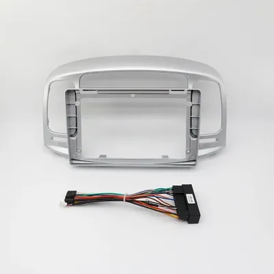 For Hyundai Accent 2009-2012 9 inch Double 2 Din Android Car Dvd Frame Radio Stereo Facia Fascia