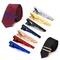 1PC metallo argento colore fermacravatta per uomo cravatta da sposa fermacravatta clip gentiluomo cravatte barra fermacravatta per accessori da uomo