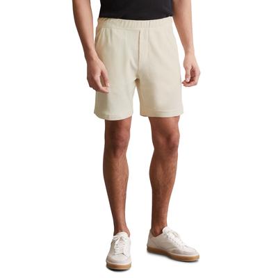Shorts MARC O'POLO "mit feiner Waffelstruktur", Herren, Gr. XXL, Normalgrößen, weiß (linen weiß), Obermaterial: 100% Baumwolle, unifarben, casual, regular fit kurz, Hosen Image