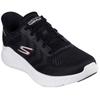 Slip-On Sneaker SKECHERS "GO WALK NOW-PAYTON", Herren, Gr. 44, schwarz-weiß (schwarz, weiß), Textil, sportlich, Schuhe, Trainingsschuh, Schnürschuh mit Handsfree Slip-ins