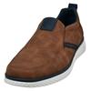 Slip-On Sneaker BUGATTI, Herren, Gr. 43, braun (cognac), Lederimitat, casual, Schuhe, Slipper, Freizeitschuh, Halbschuh mit Stretcheinsatz