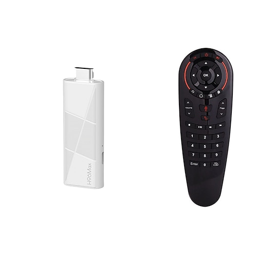 2025 Neuer H96 MAX RK3518 Dongle Mini TV Stick Android 14 Smart TV Box Android14 2GB 16GB 8GB Wifi6 BT 4K HD Sprachmedienspieler mit Sprach-Gyroskop-Fernbedienung Set-Top-Box Medien-Player Image