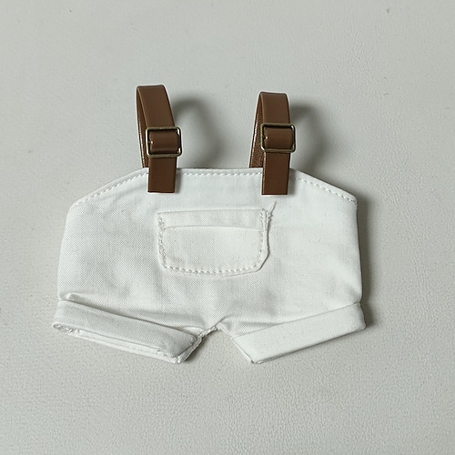 17 cm Vinyl-Puppenkleidung (keine Puppe) Mini-Overalls für Puppen, süße Kleidung für Ihre Puppenkleidung, einzigartiger Stil