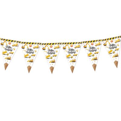 TEMU Construction Excavator Birthday Decorations, Happy Birthday Party Supplies And Banner Image