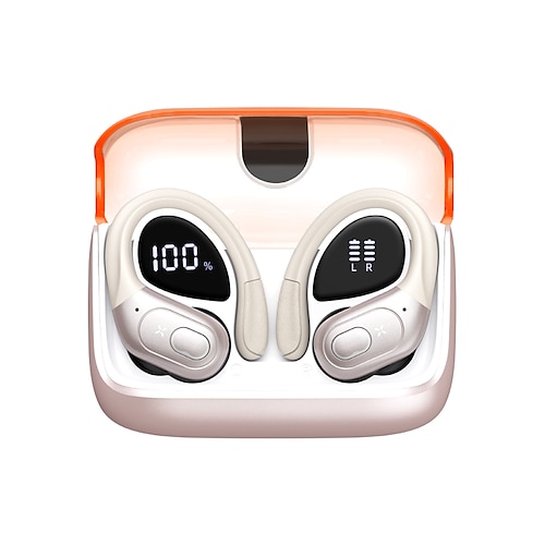 Kabellose Ohrhörer, 75 Stunden, Bluetooth 5.4, Kopfhörer, Sport 2025, Bluetooth-Ohrhörer, Stereo, tiefer Bass, Over-Ear-Kopfhörer mit Ohrbügeln, ENC, Mikrofon mit Geräuschunterdrückung, IPX7, Image